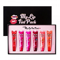 Тинт для губ Berrisom Oops! My Lip Tint Pack 6 оттенков оптом в Омск 