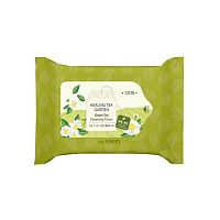 Салфетки очищающие с экскрактом зеленого чая The Saem Healing Tea Garden Green Tea Cleansing Tissue оптом в Омск 